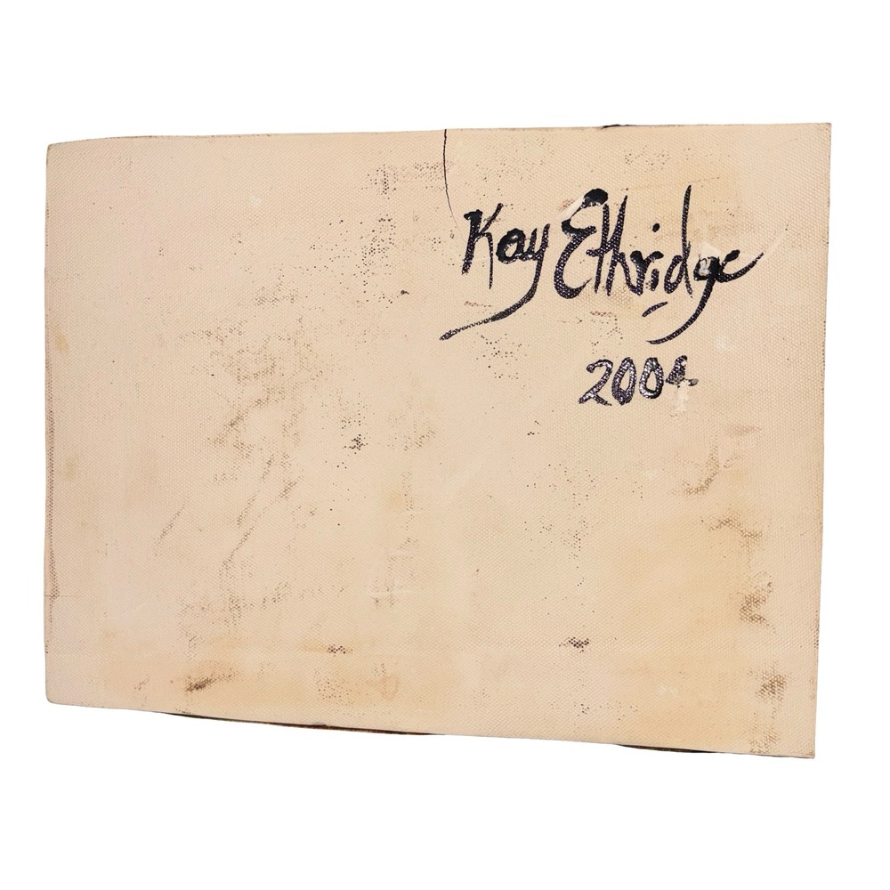 Kay Ethridge 2004 Signed Ceramic Pottery Bible Book Psalm 46:10 Cross Religious - Picture 2 of 4